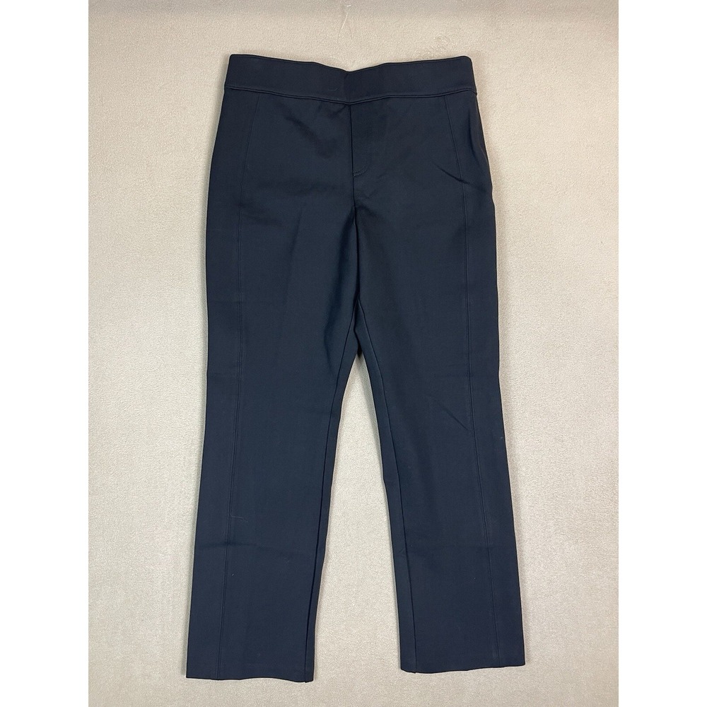 Spanx Pants Womens LP Black SPANXsmooth PerfectFit Ponte Slim Straight Adult